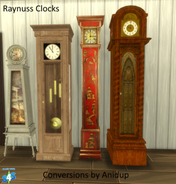 Raynuss Clocks for Sims 4