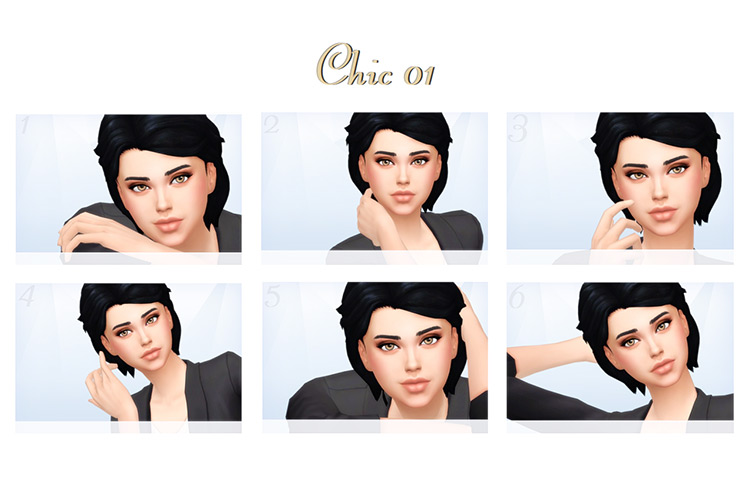 Sims 4 Spirirock’s Chic Pose Pack