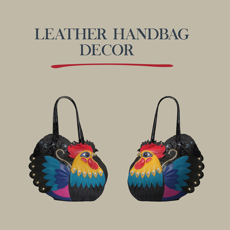 Leather Handbag Decor / Sims 4 CC