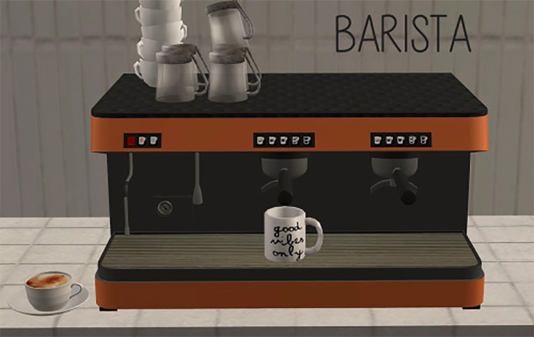 Espresso Machines / Sims 4 CC