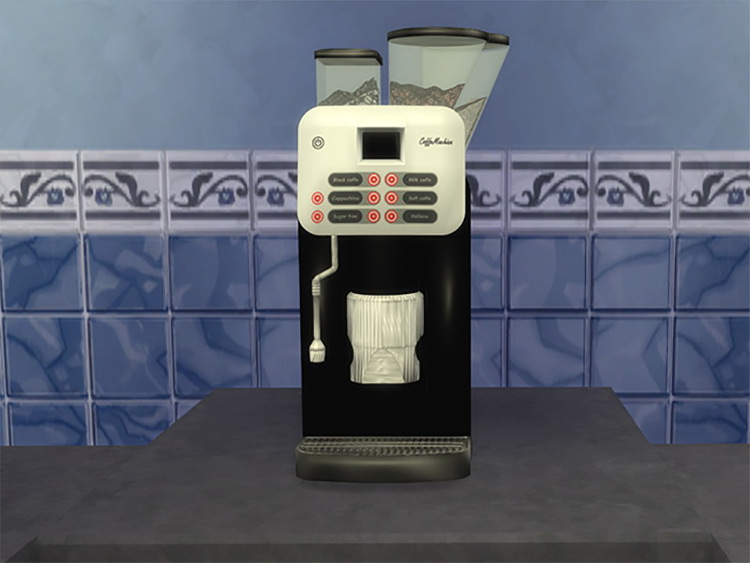 Coffee Machine Décor Item for Sims 4