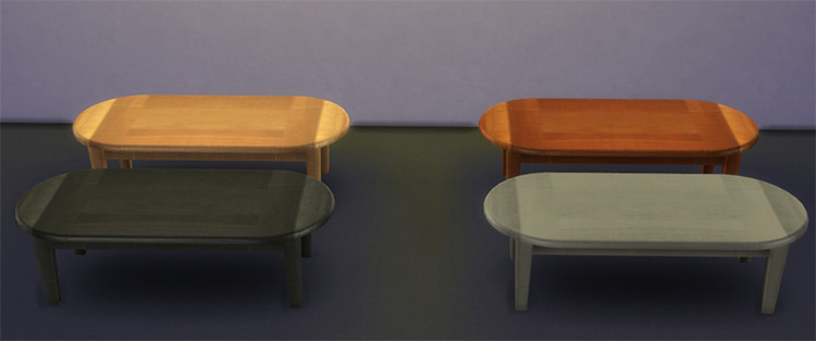 Sims 4 CC - Coffee Tables from TheSims2