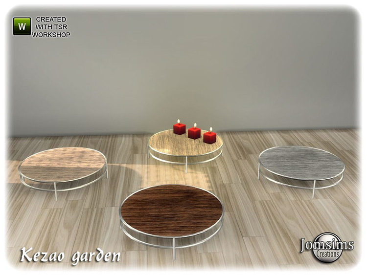 Kezao garden circular coffee tables CC