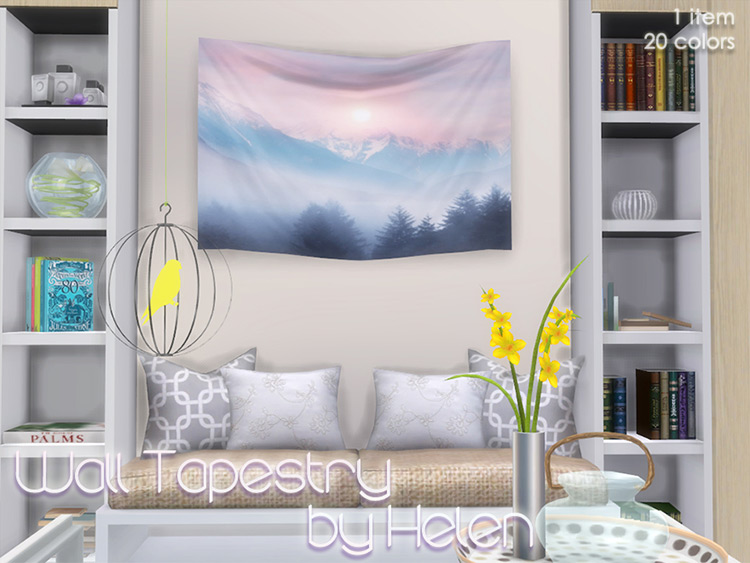Wall Tapestries - Sims 4 CC