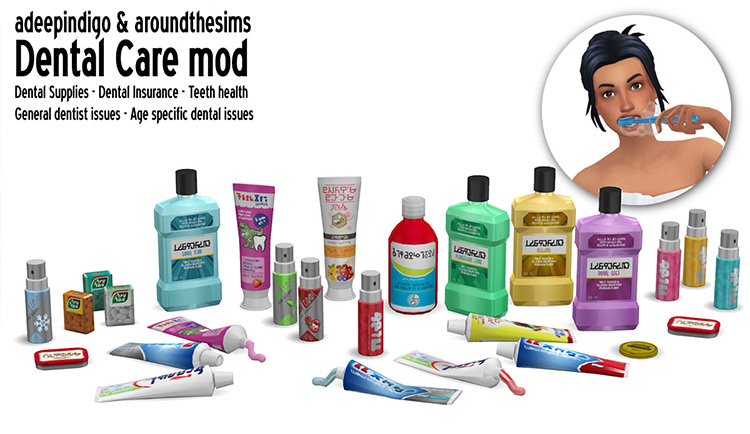 Dental Care Clutter / Sims 4 CC
