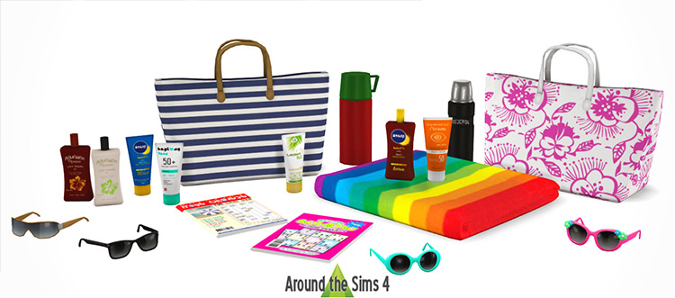 The Beach Set / Sims 4 CC