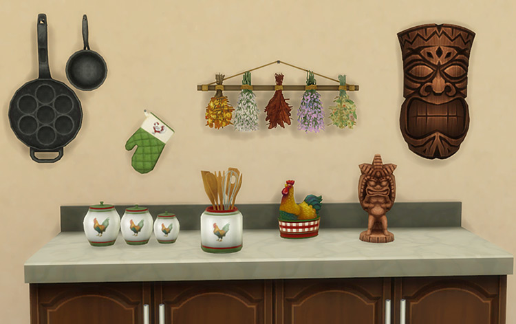 Seasons Deco CC for Sims 4