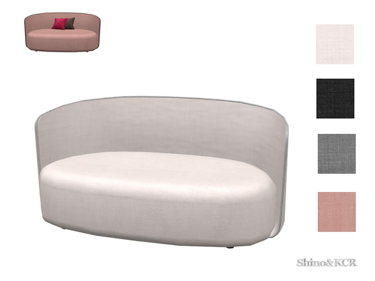 Living Christine Loveseat Couch CC for TS4