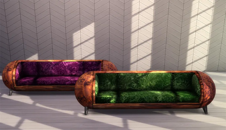 Time Capsule Couch in The Sims 4