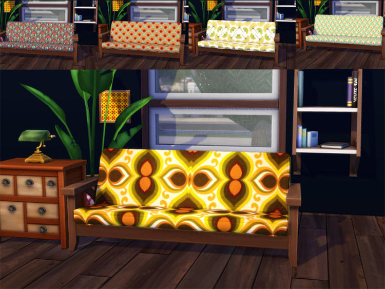70’s Sofa Style for Sims 4