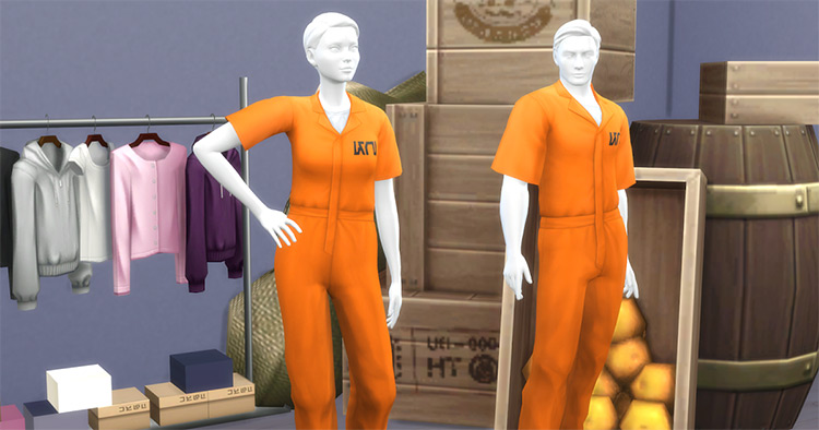 Prisoner Outfit / TS4 CC