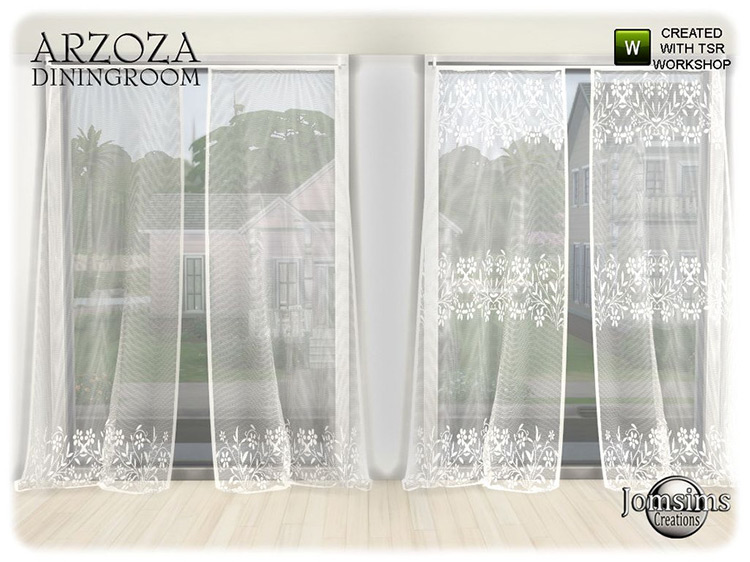 Arzoza Curtains / Sims 4 CC