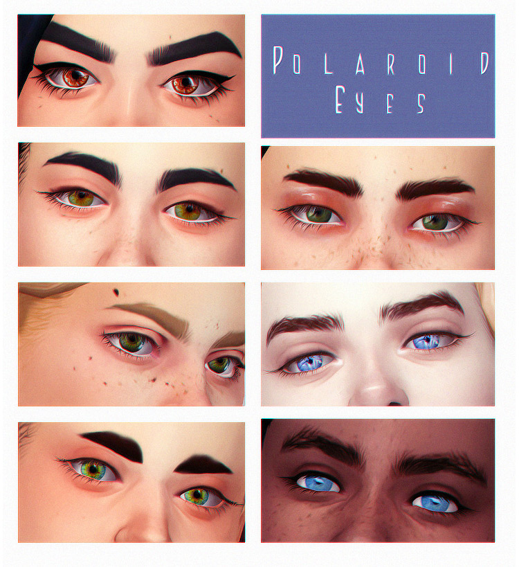 Polaroid Eyes by Acab Sims 4 CC
