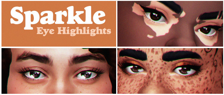 Sparkly Eye Highlights by Acab for Sims 4