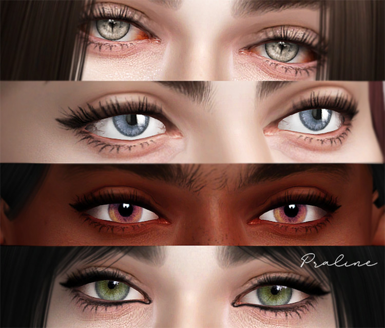 EYES Ultimate Collection by Pralinesims Sims 4 CC