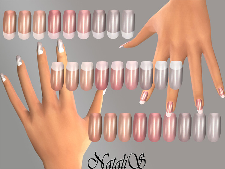French Nails - Big CC set for TS4