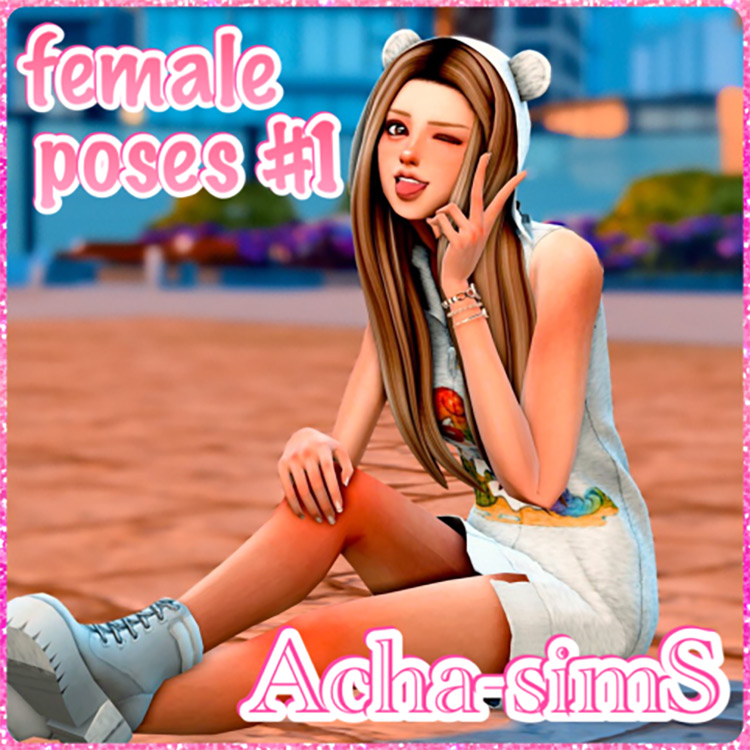 Female Poses Set #1 Preview (TS4)