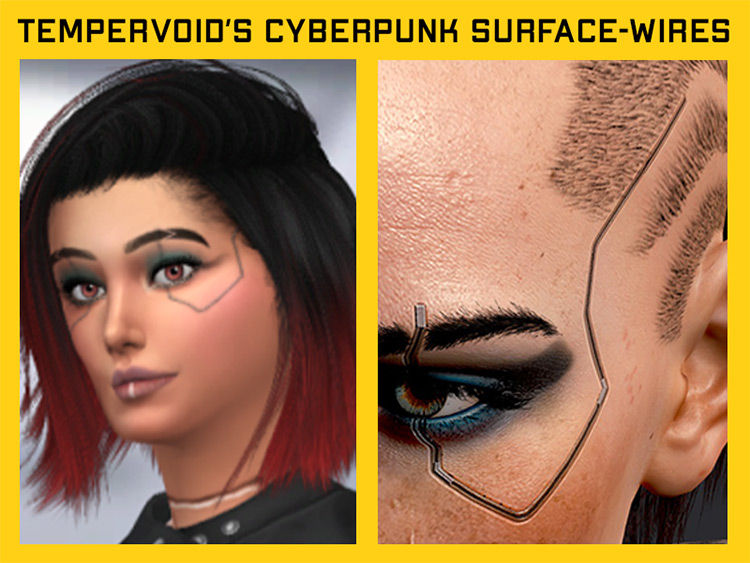 Cyberpunk Surface Wires - Sims 4 CC