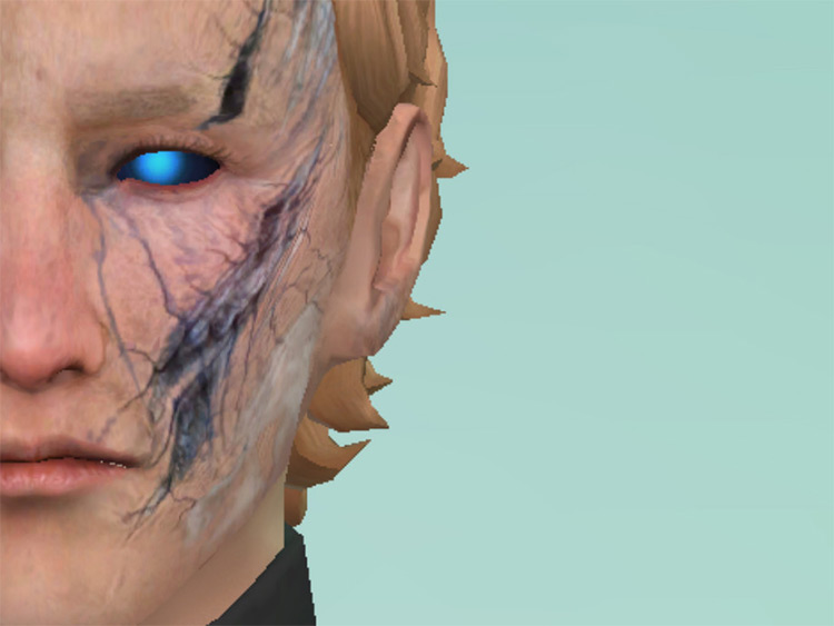 Damaged Android Eyes - Sims 4 CC