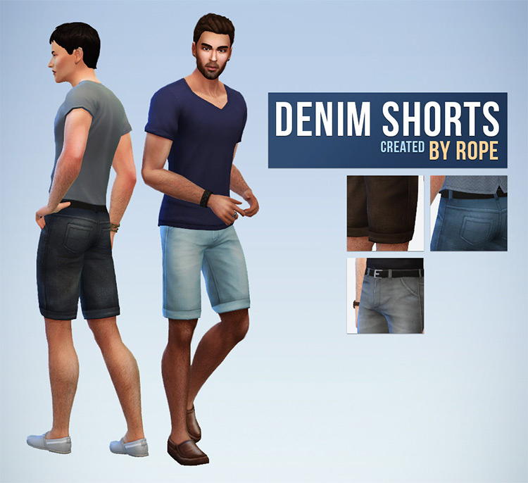Denim Shorts / TS4 CC