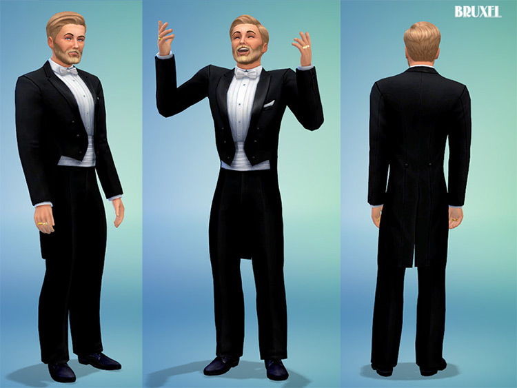 Sims 4 Ballroom Tuxedo CC