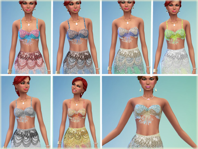 Exotic Dancer outfit CC for The Sims 4