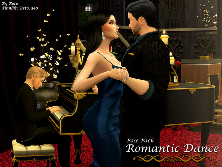 Romantic Dance / Sims 4 Pose Pack