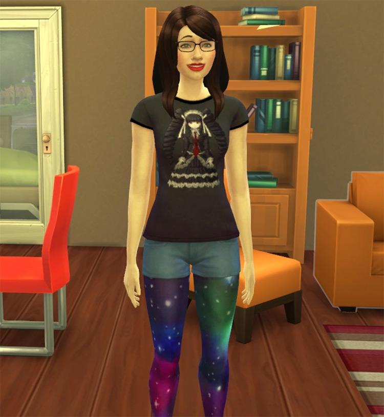 Danganronpa Shirts for Females TS4 CC