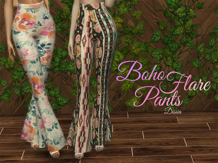 Boho Flare Pants in The Sims 4