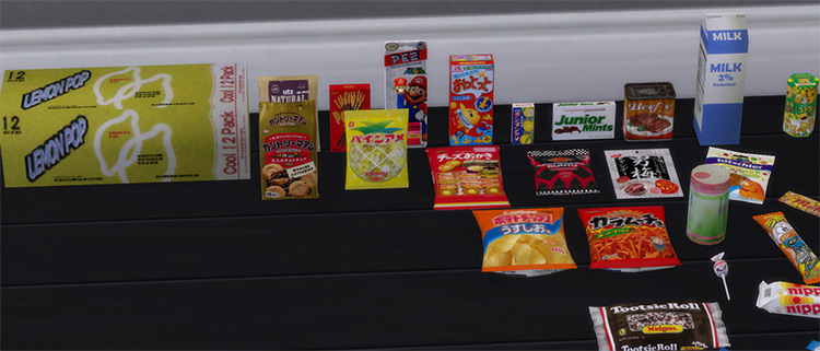 Junk Food Haul Sims 4 CC