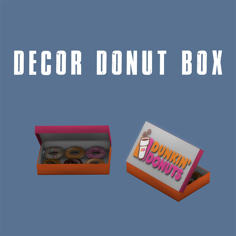 Decor Donut Box TS4 CC