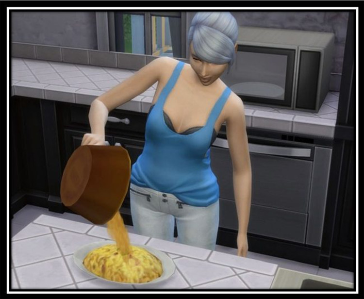 More Servings Options & Better Meal Time Menus Sims 4 mod