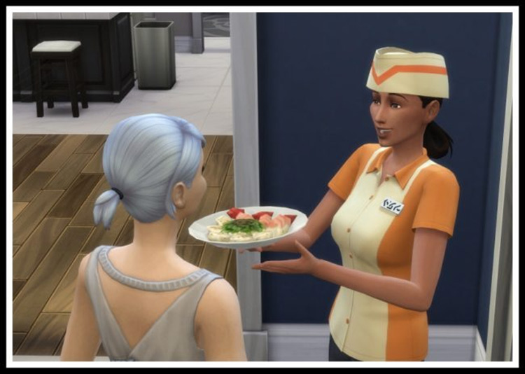 Food Delivery Service Sims 4 mod screenshot