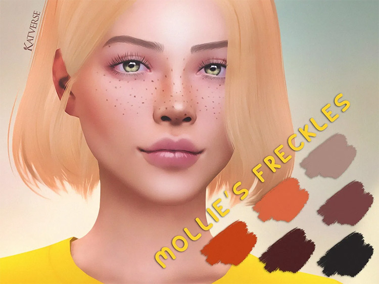 Mollie’s Freckles Sims 4 mod