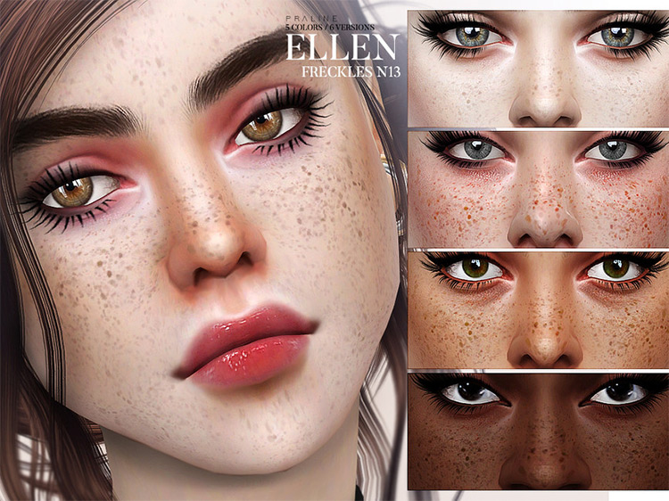 Ellen Freckles Sims 4 mod screenshot