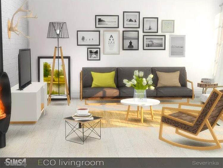 Sims4 ECO Livingroom