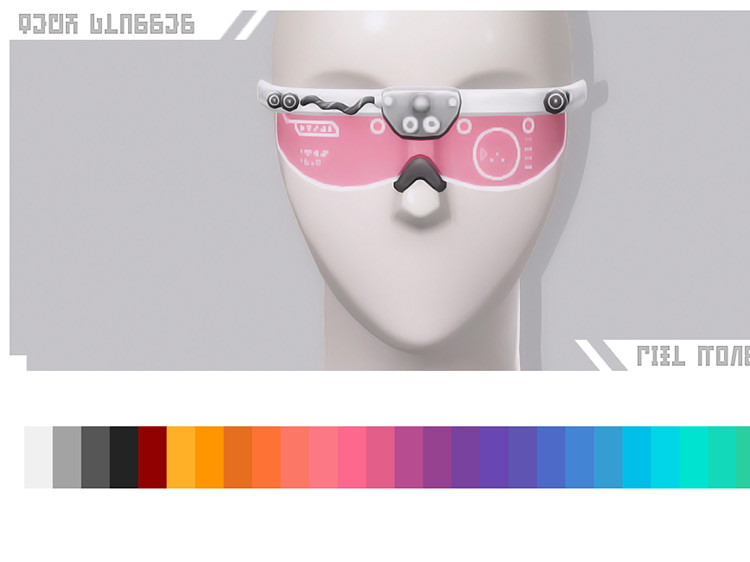 Discover University: Tech Glasses by pixl monster Sims 4 CC