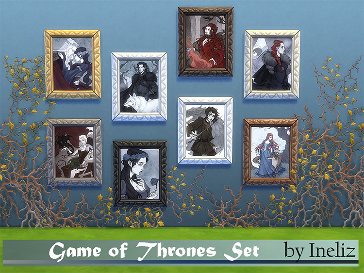 Game of Thrones Portraits in The Sims 4