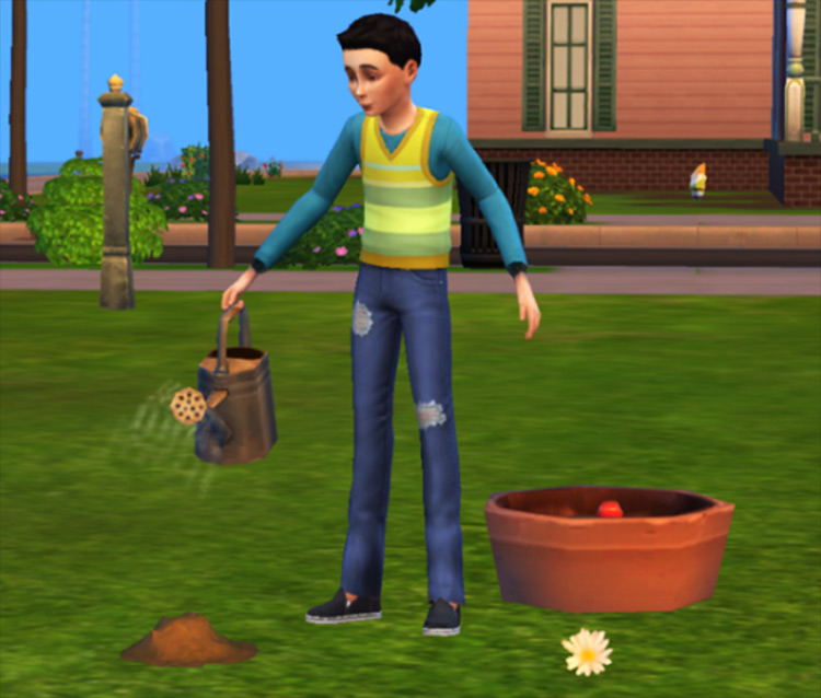 Kids Can Garden Mod Sims 4 screenshot