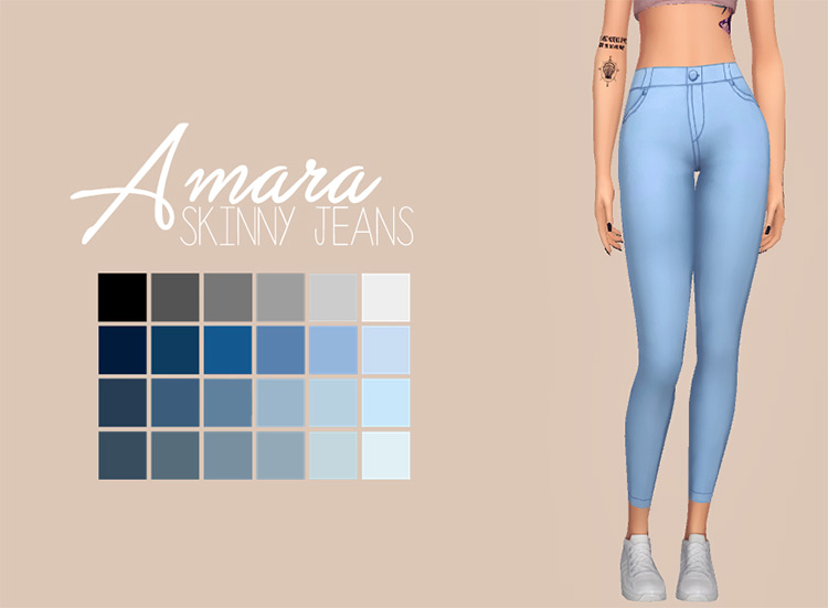 Amara Skinny Jeans TS4 CC