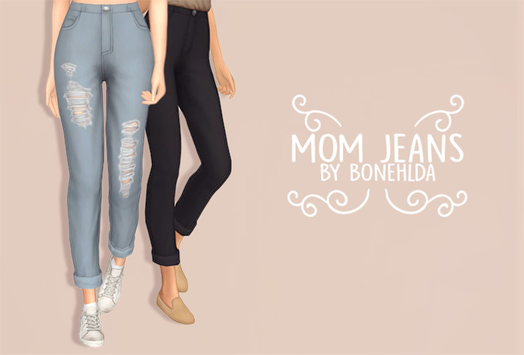 Mom Jeans CC for The Sims 4