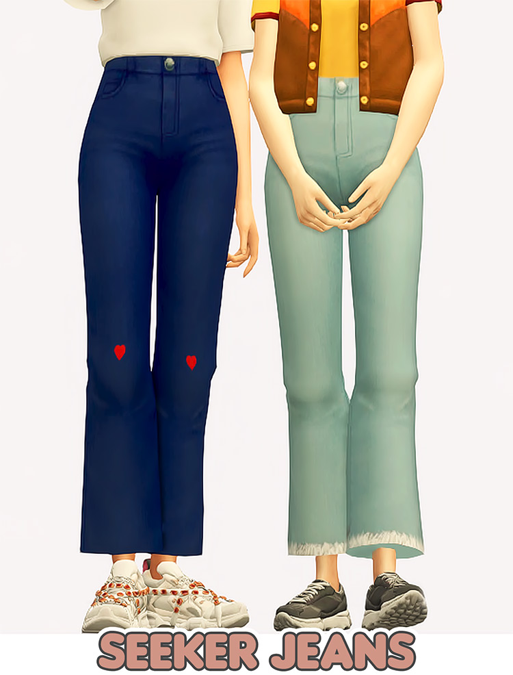 Seeker Jeans in The Sims 4