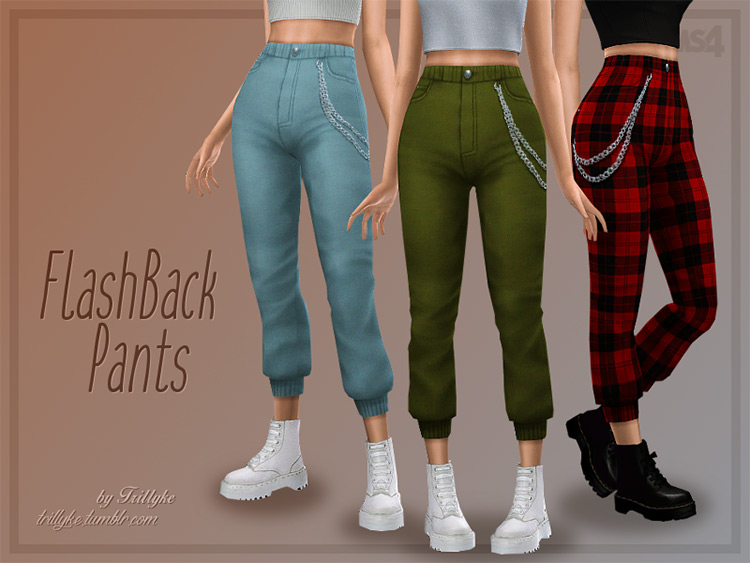 Flashback Pants in The Sims 4