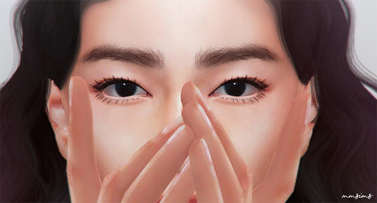 MMsims Eyelashes for Sims4 - CC pack v3