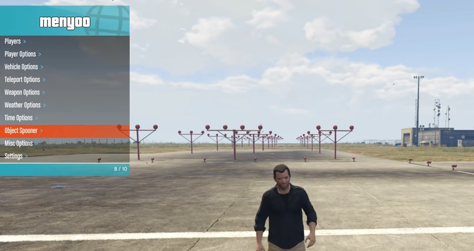 The MOD installation is completed, now open GTA V and go to Object Spooner.