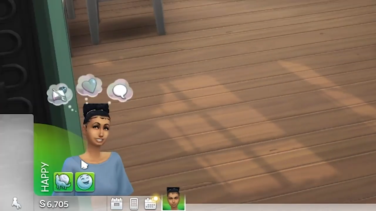 The loner sims will never get a lonely (+1 sad) moodlet! Which means their social interaction is zero. They live happily when alone. 