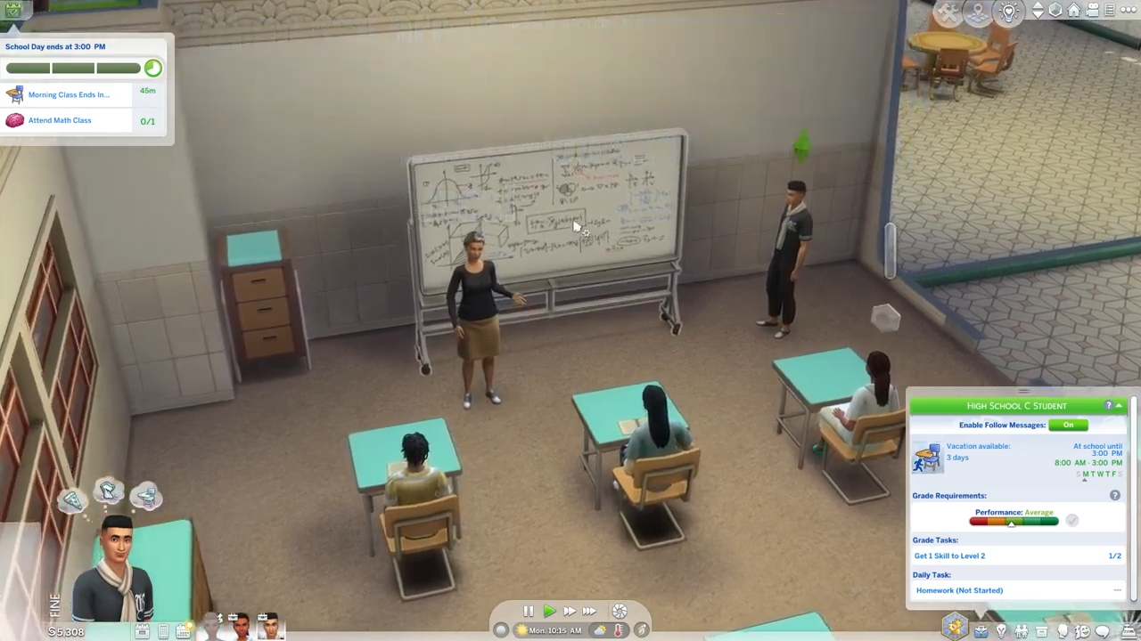 You can prank whiteboard either before class starts or after class ends. You can not prank while sitting in the class. 