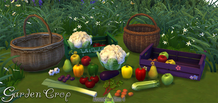 Garden Crop Set / Sims 4 CC