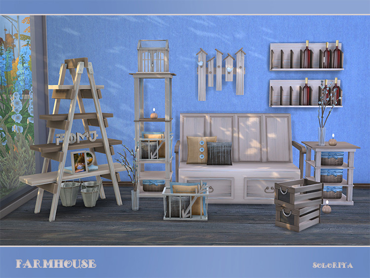 Farmhouse Furniture Set / TS4 CC