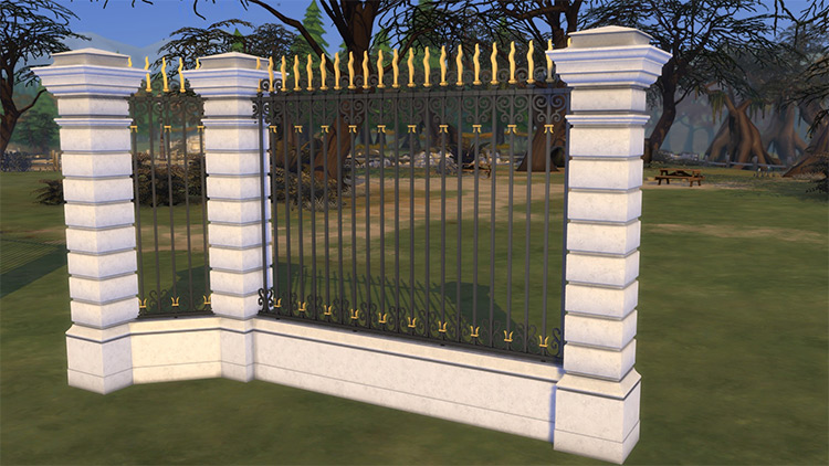 Lyon Wrought Iron Fence Mod